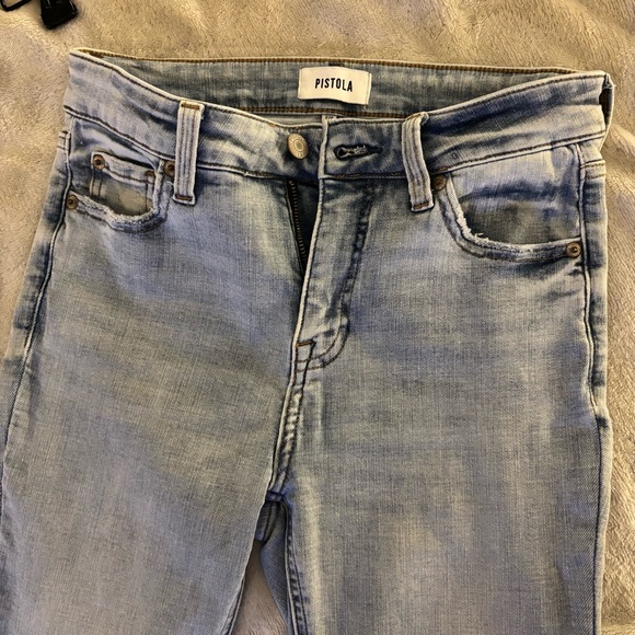 Women’s Pistola Jeans - Sz 27P - MONROE CROP HIGH RISE CIGARETTE CROP - Picture 6 of 6